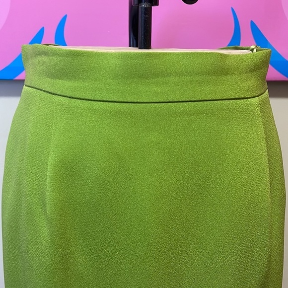 Moschino Cheap Chic Apple Green Straight Skirt The Nanny - Picture 3 of 11
